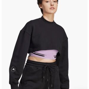 Adidas X Stella McCartney Cropped Crewneck